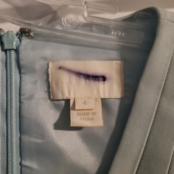 J.Crew seafoam Bridesmaid Dress with pockets!! - Picture 3 of 3